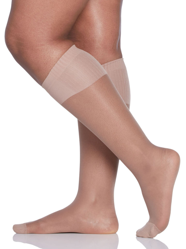 Comfy Cuff Curvy Calf Plus Size Graduated Compression Trouser Sock with Reinforced Toe - 5214 - Berkshire