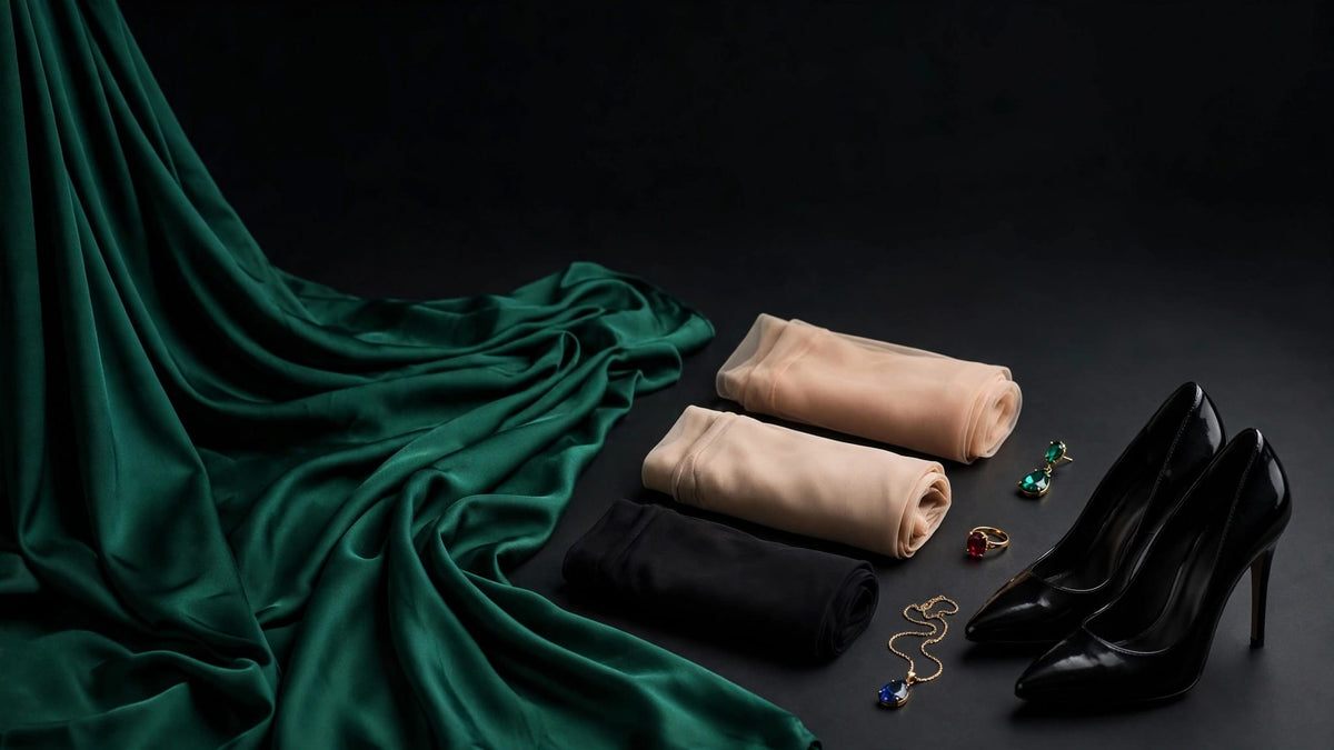 Hosiery for Green Dresses and Jewel-Tone Outfits - Berkshire