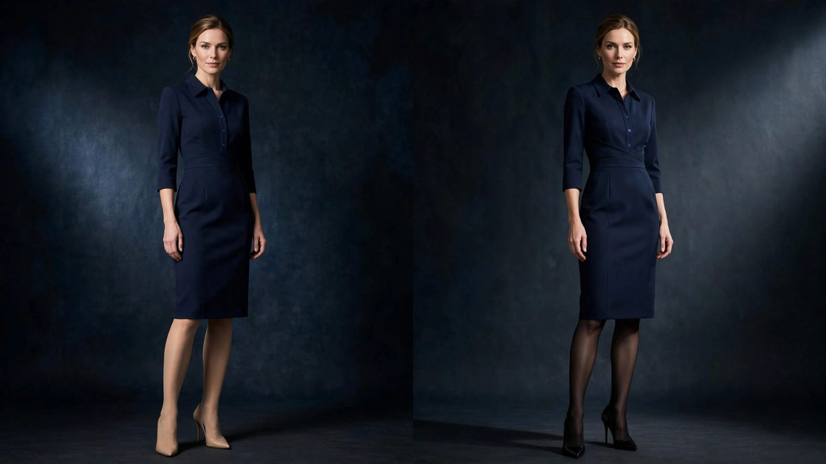 How to Choose Berkshire Hosiery for Navy Outfits - Berkshire