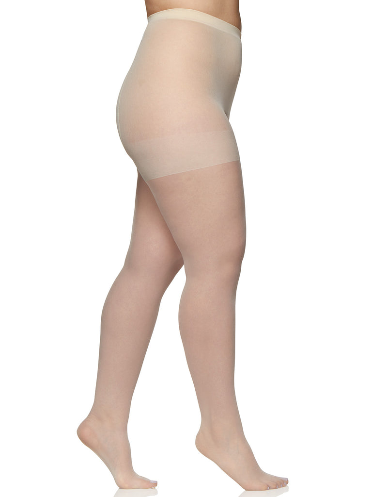 Queen All Day Sheers Non-Control Top Pantyhose with Sandalfoot Toe - 4416 - Berkshire