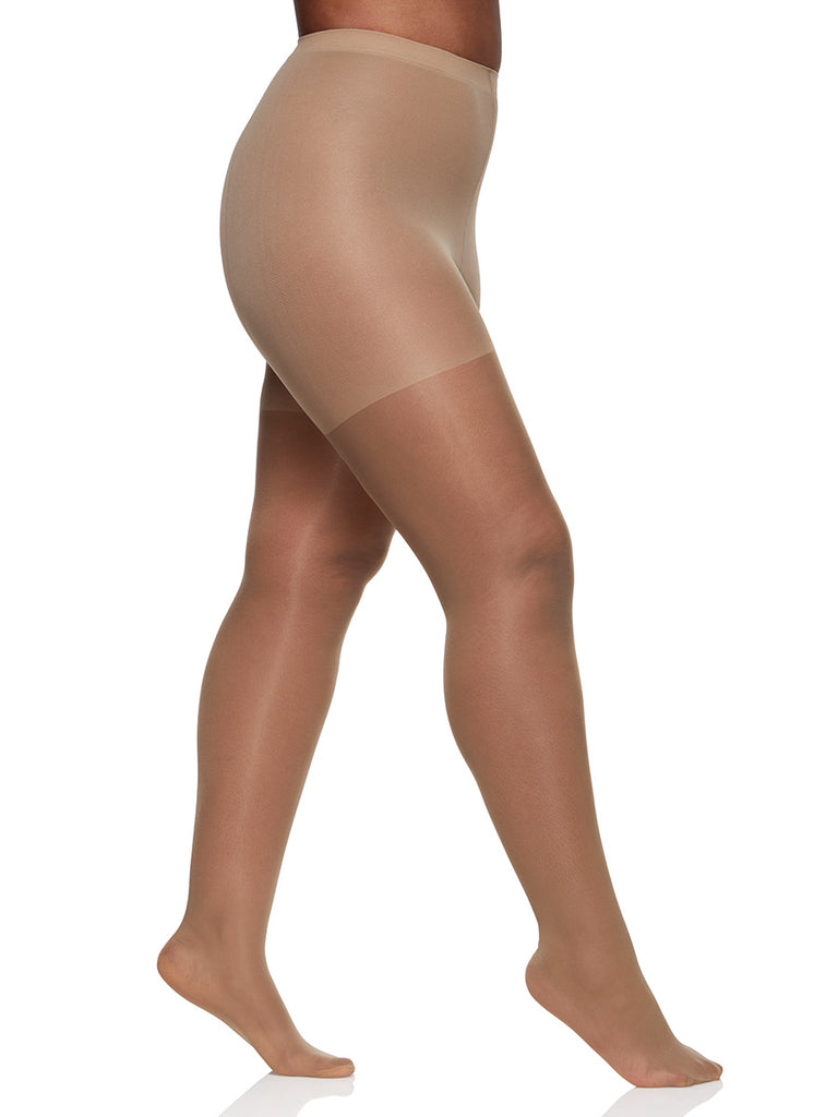 Queen Silky Sheer Support Pantyhose with Sandalfoot Toe - 4417 - Berkshire