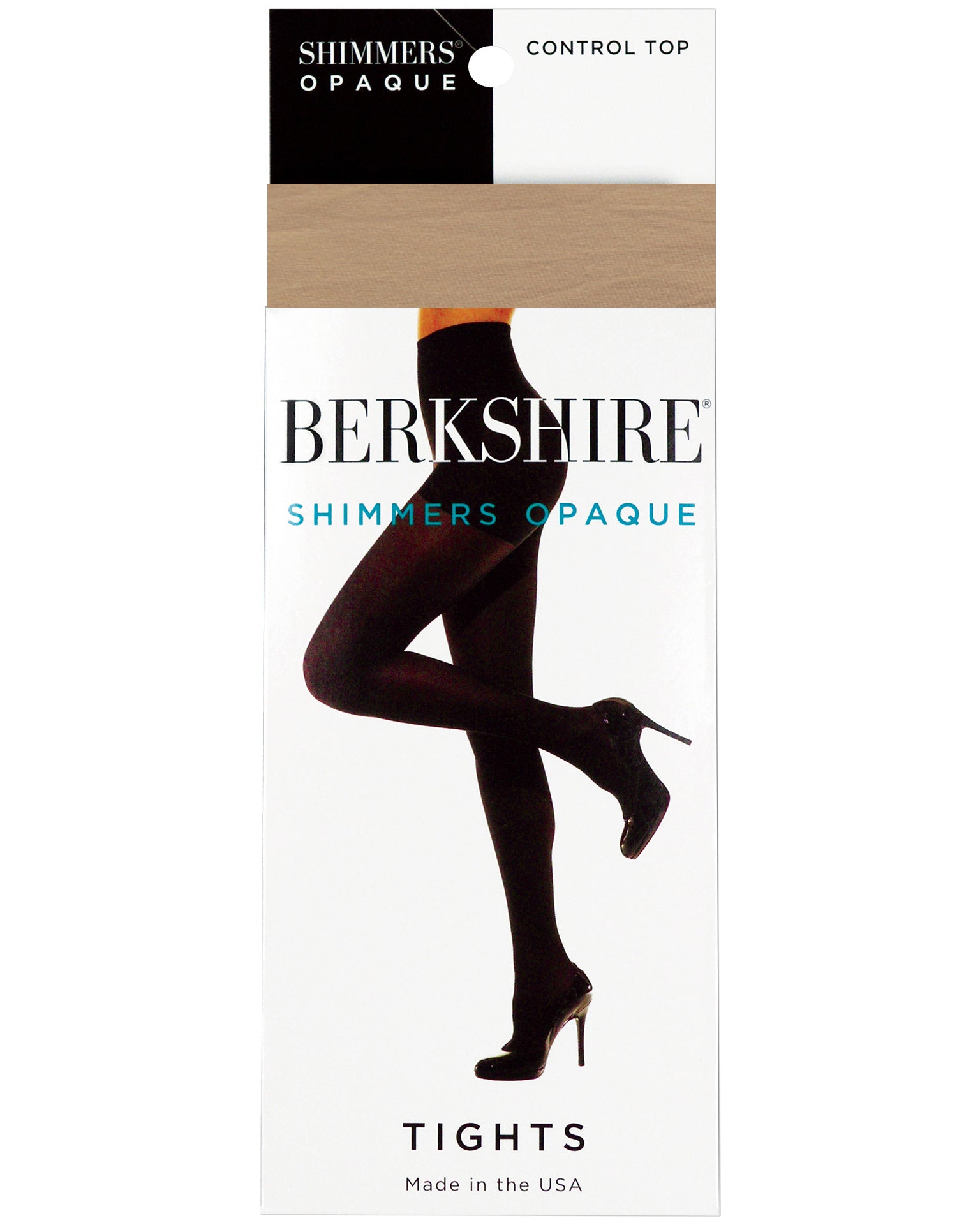 Shimmers Opaque Control Top Tight - 4643