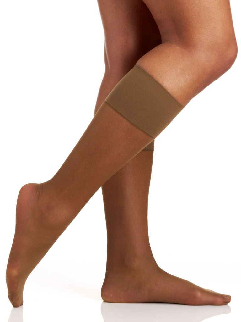Comfy Cuff Sheer Graduated Compression Trouser Sock with Sandalfoot Toe - 5102 - Berkshire