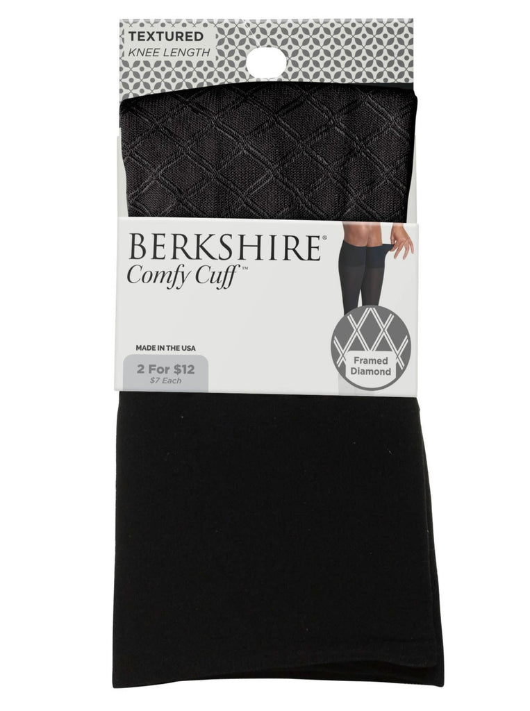 Comfy Cuff Framed Diamond Textured Trouser Sock - 5105 - Berkshire