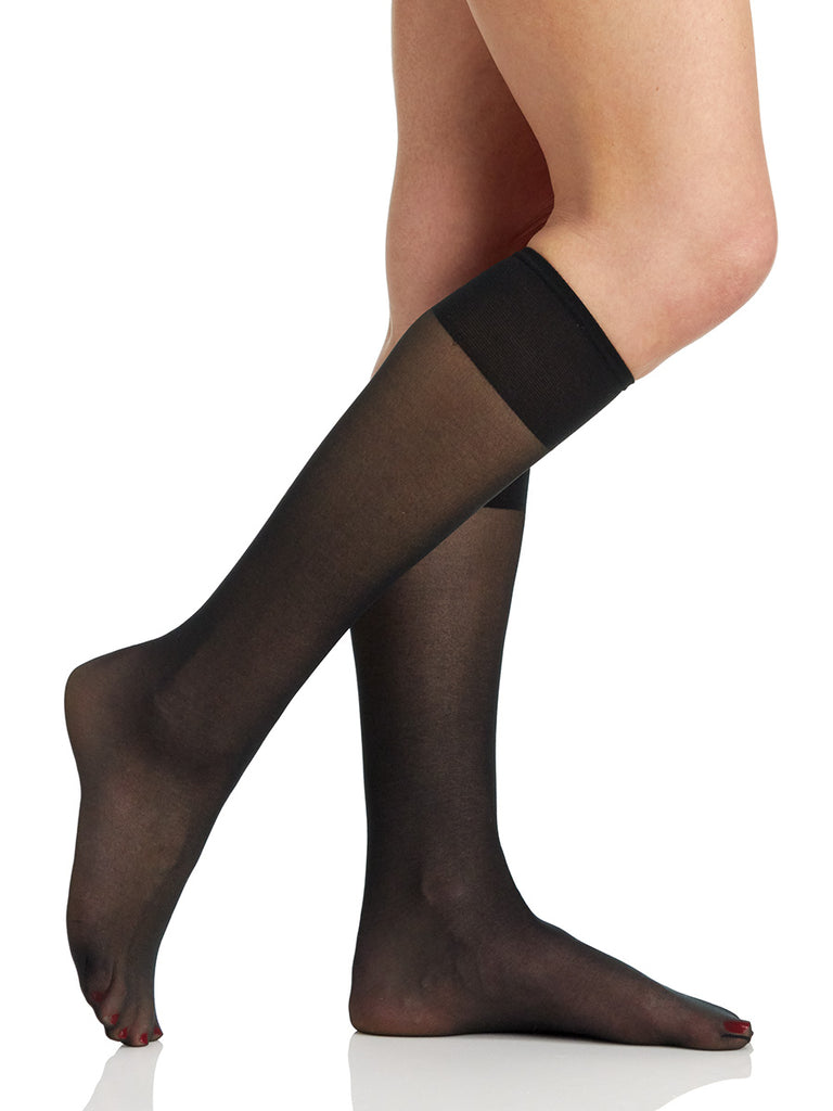 All Day Sheer Knee High with Sandalfoot Toe - 6354 - Berkshire
