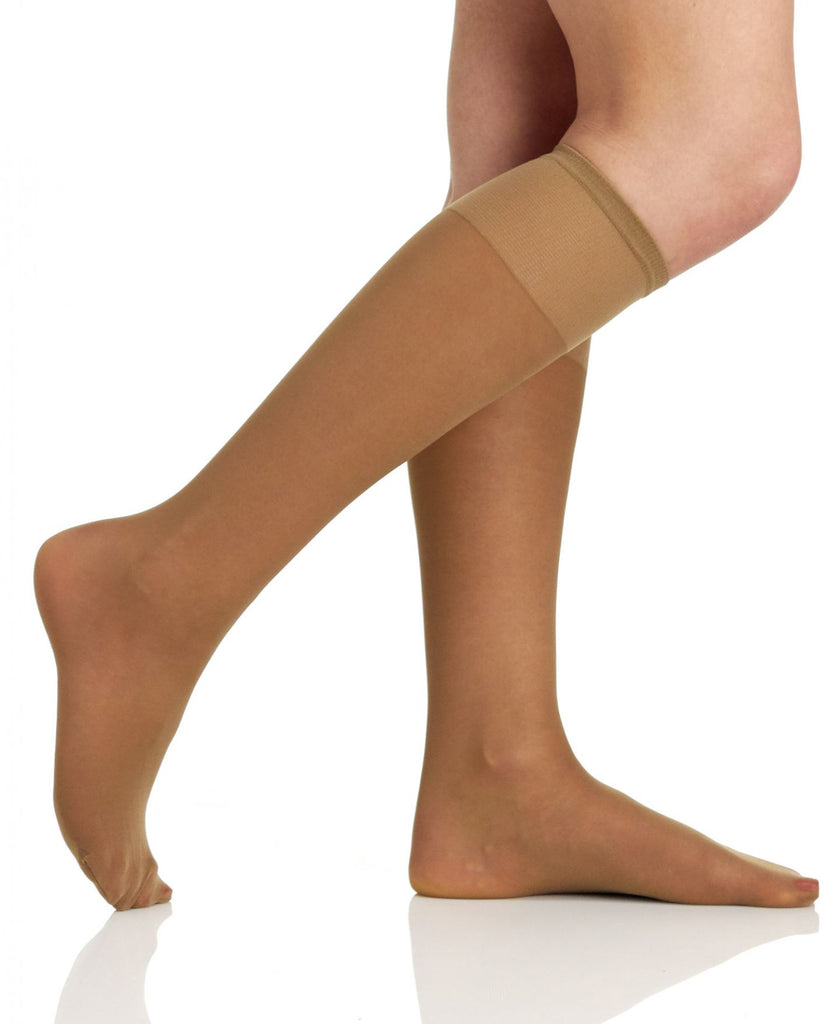 Sheer Support Knee High with Sandalfoot Toe - 6361 - Berkshire