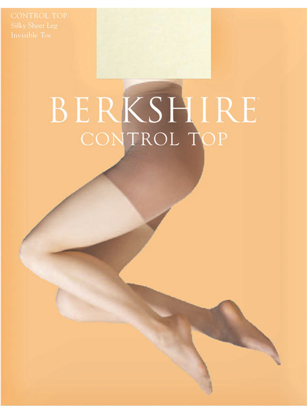 Silky Sheer Control Top Pantyhose with Invisible Toe - 8723 - Berkshire