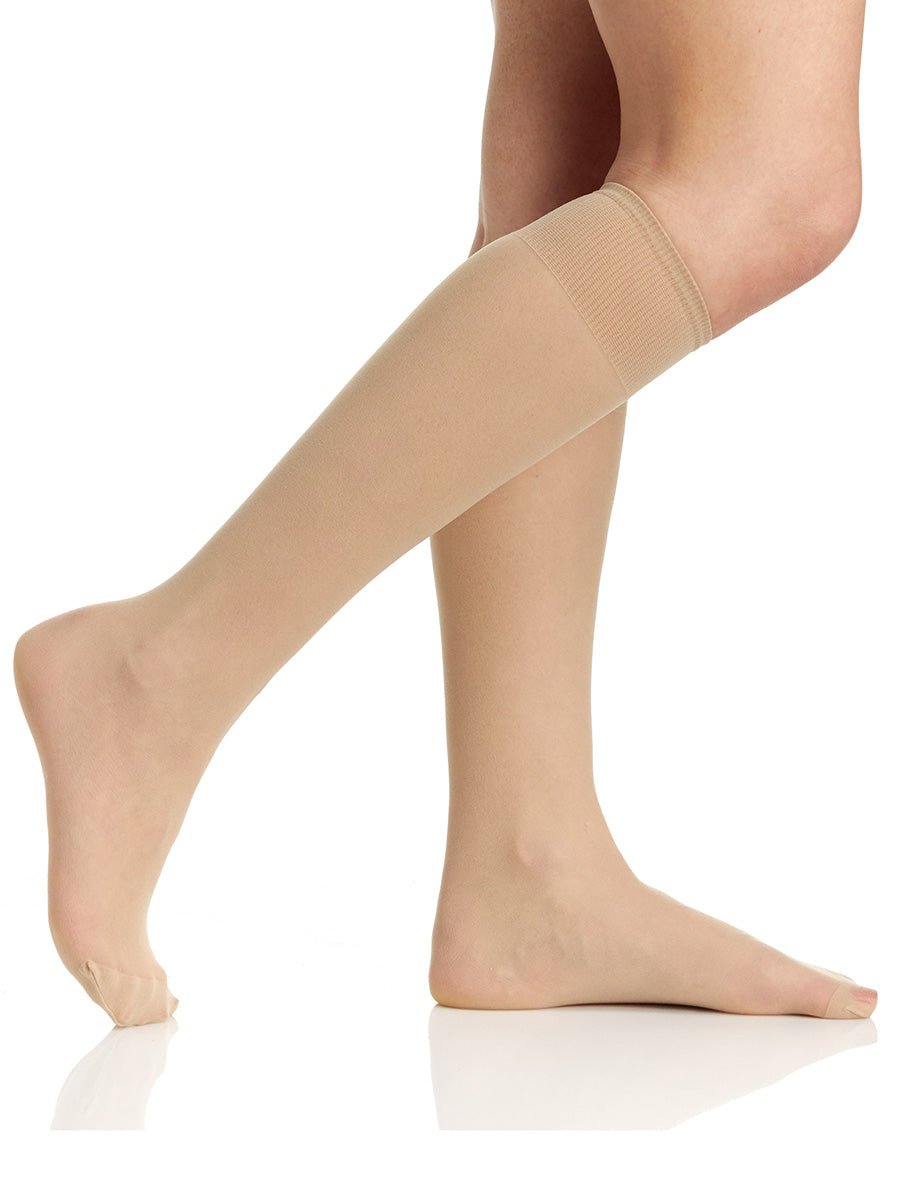 All Day Sheer Knee High with Reinforced Toe - 6355 by Berkshire