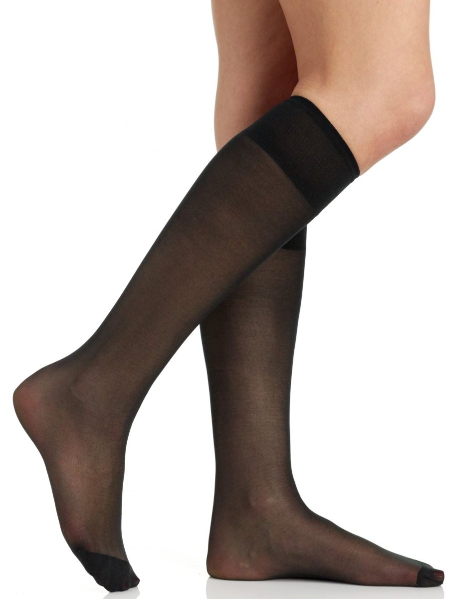 All Day Sheer Knee High with Reinforced Toe - 6355 by Berkshire