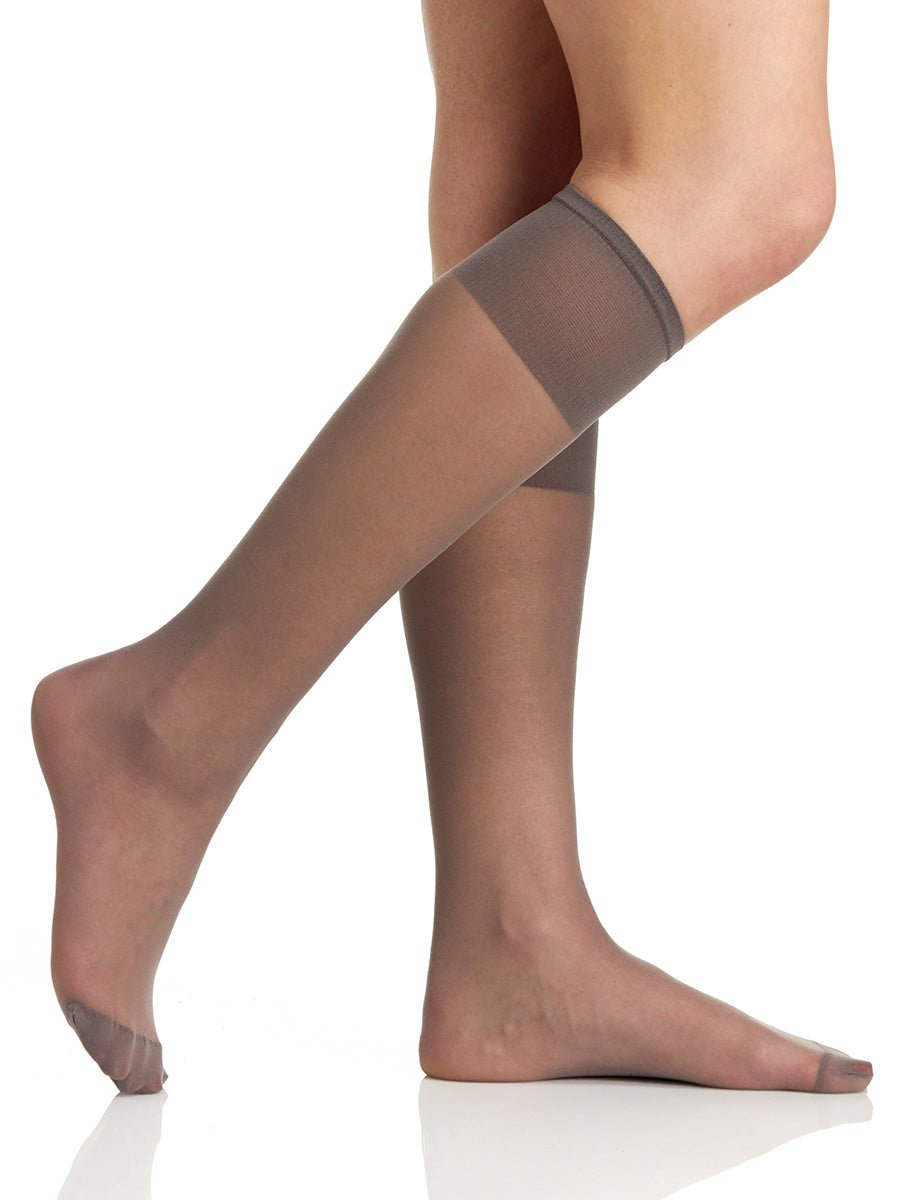 All Day Sheer Knee High with Reinforced Toe - 6355 by Berkshire
