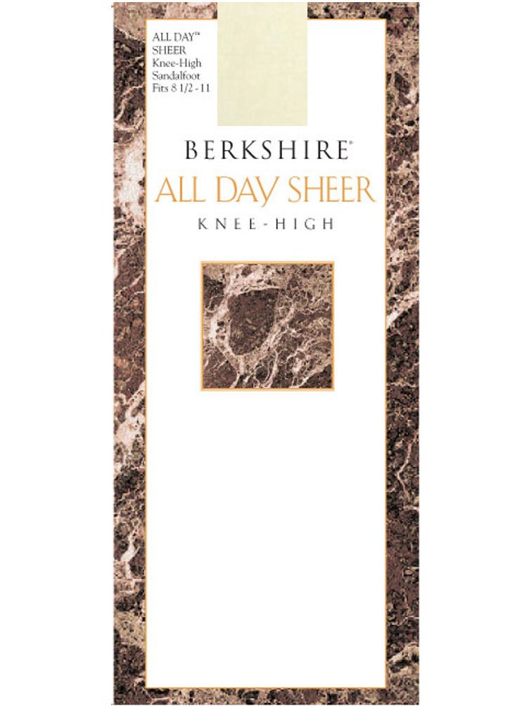 All Day Sheer Knee High with Sandalfoot Toe - 6354 by Berkshire