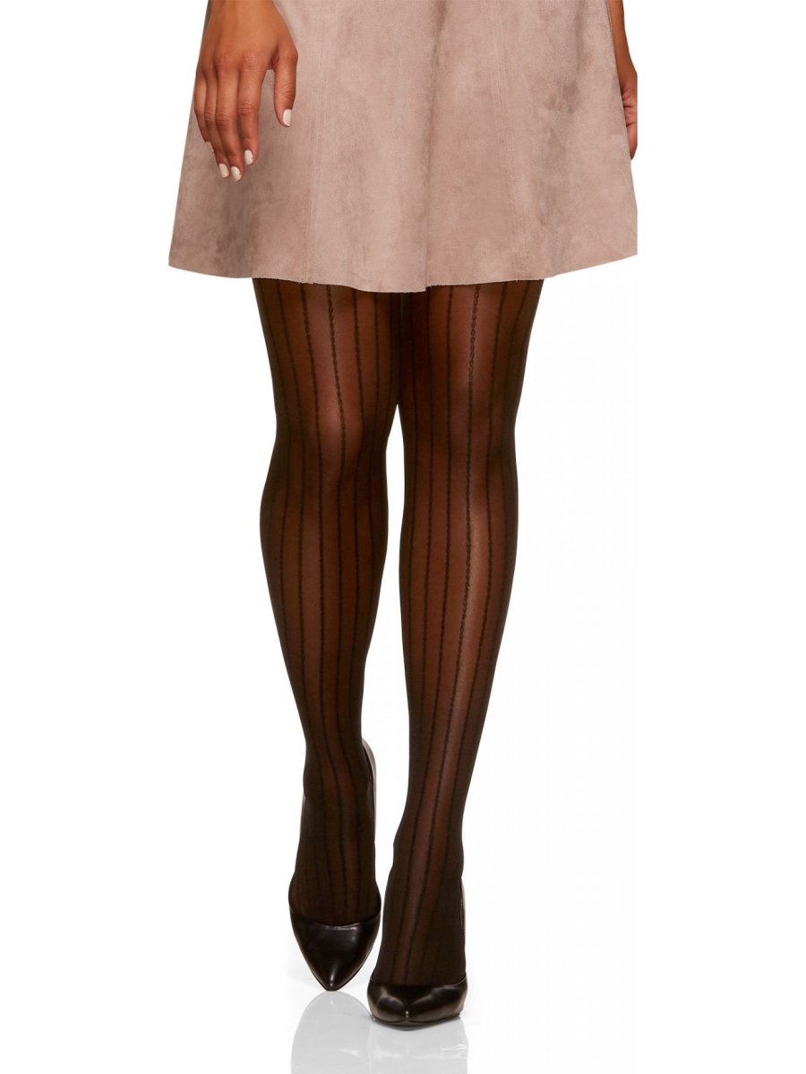 City Cable Silky Sheer Control Top Pantyhose with Sandalfoot Toe - 8028 by Berkshire