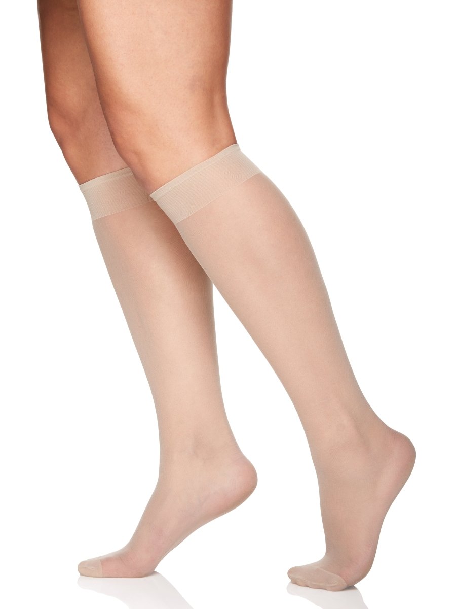 Queen All Day Sheer Knee High with Reinforced Toe - 6451 by Berkshire