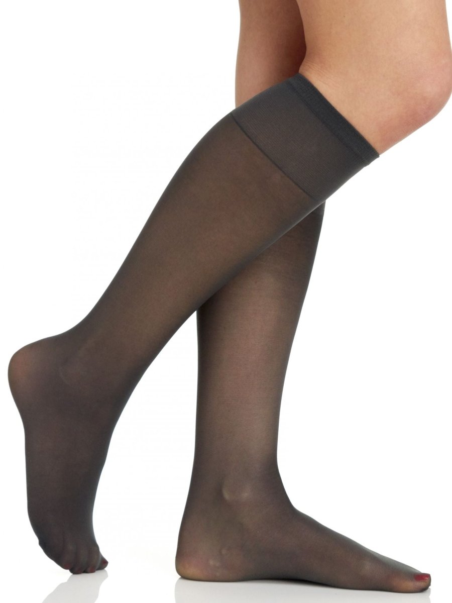 Queen All Day Sheer Knee High with Sandalfoot Toe - 6351 by Berkshire