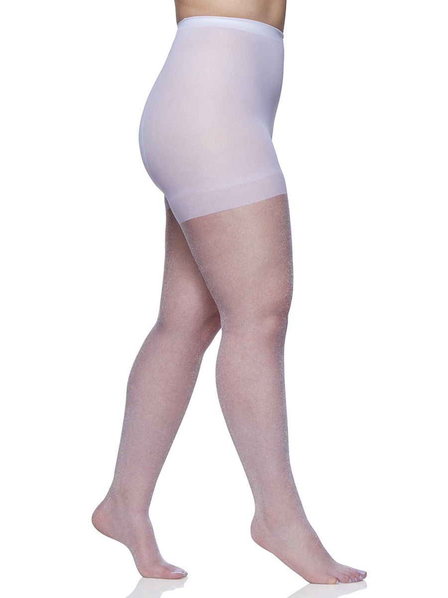 Queen Shimmers Ultra Sheer Control Top Pantyhose with Sandalfoot Toe - 4412 by Berkshire