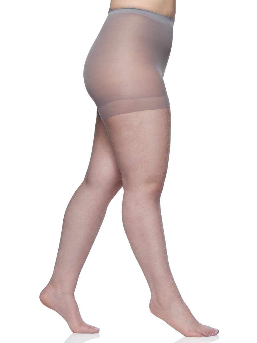 Queen Shimmers Ultra Sheer Control Top Pantyhose with Sandalfoot Toe - 4412 by Berkshire