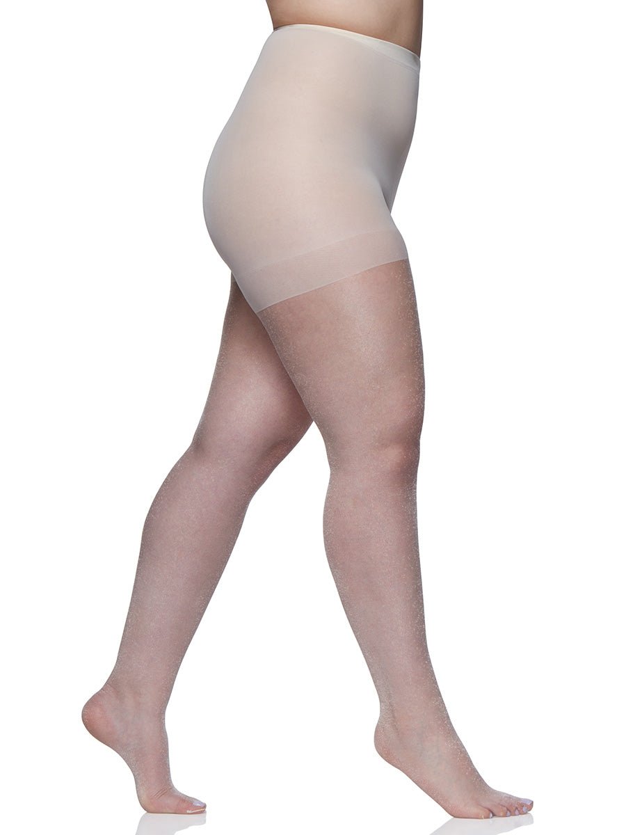 Queen Shimmers Ultra Sheer Control Top Pantyhose with Sandalfoot Toe - 4412 by Berkshire