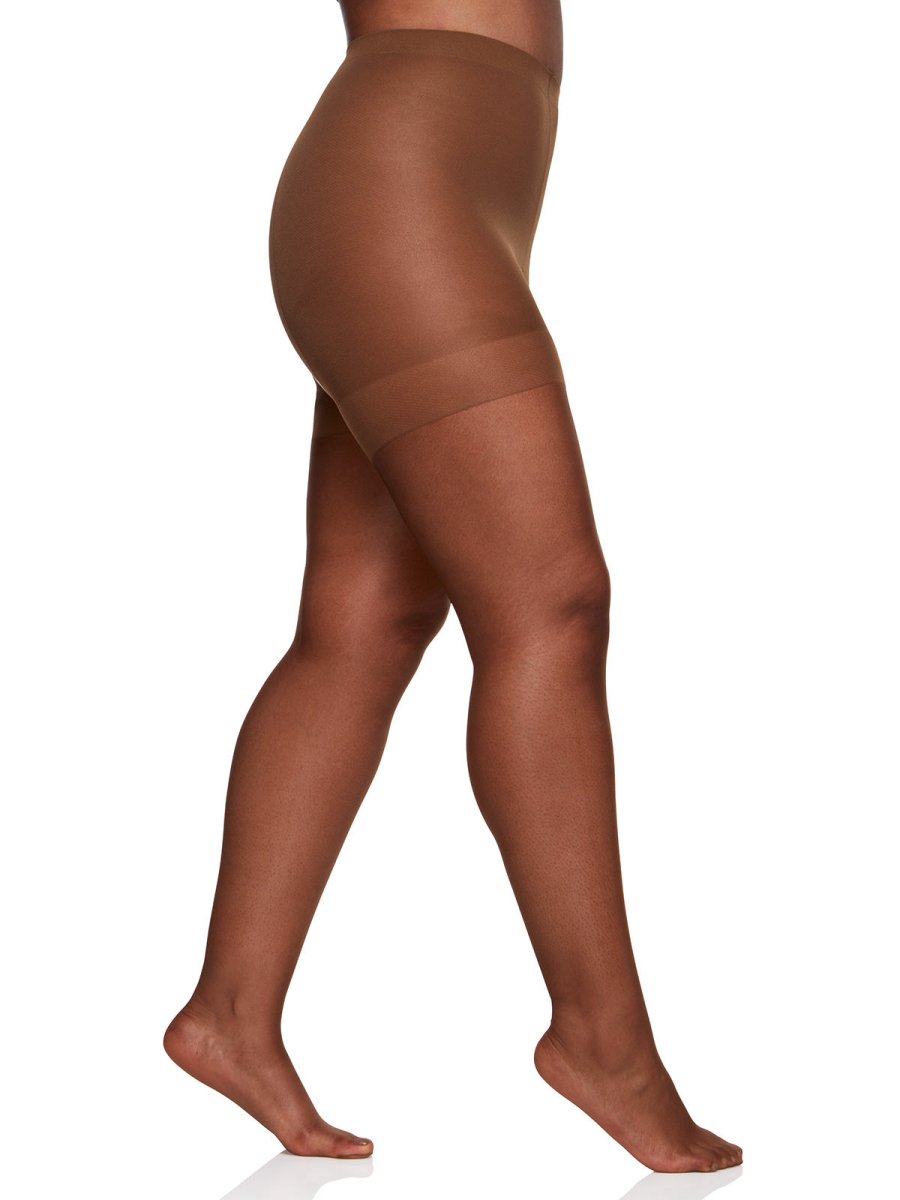Queen Ultra Sheer Control Top Pantyhose with Sandalfoot Toe - 4411 by Berkshire