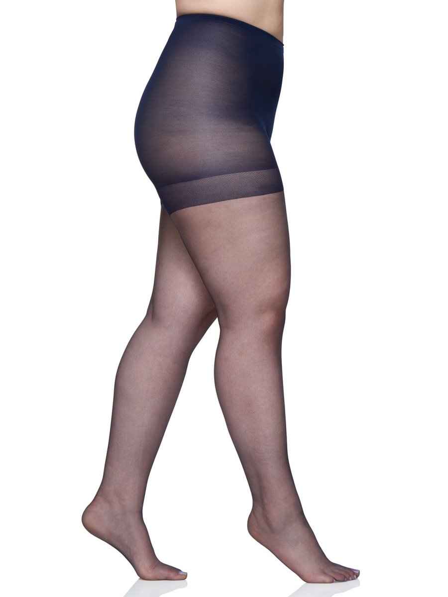 Queen Ultra Sheer Control Top Pantyhose with Sandalfoot Toe - 4411 by Berkshire