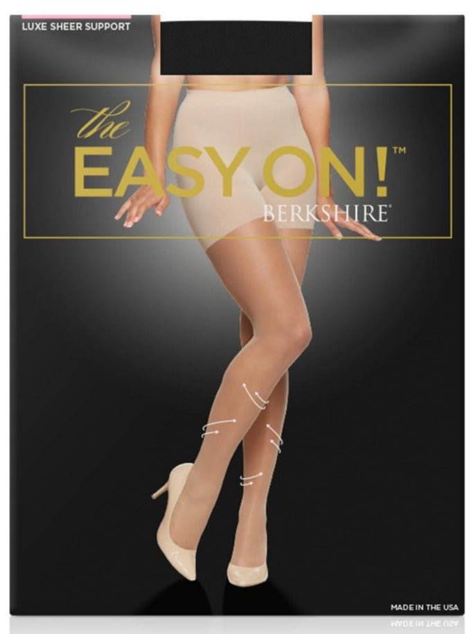 The Easy On! Luxe Sheer Support Control Top Pantyhose with Sheer Toe - 4264 by Berkshire