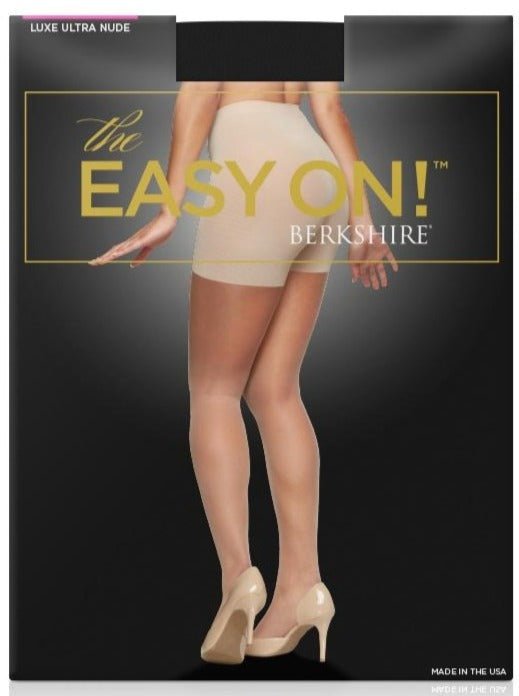 The Easy On! Luxe Ultra Nude Control Top Pantyhose with Sheer Toe - 4262 by Berkshire